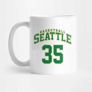 Seattle Basketball - Player Number 35 Mug